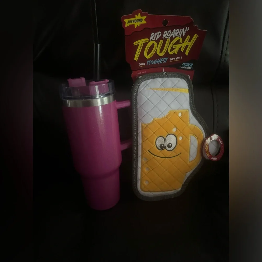 Joyhound rip roaring tough XL beer mug L-XL dog toy NEW